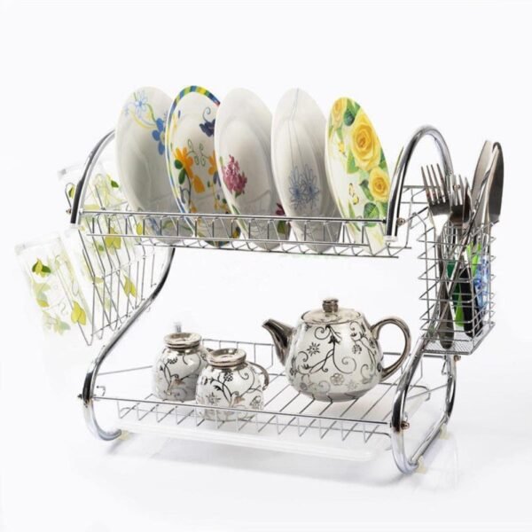 2 Layer Kitchen Dish Rack