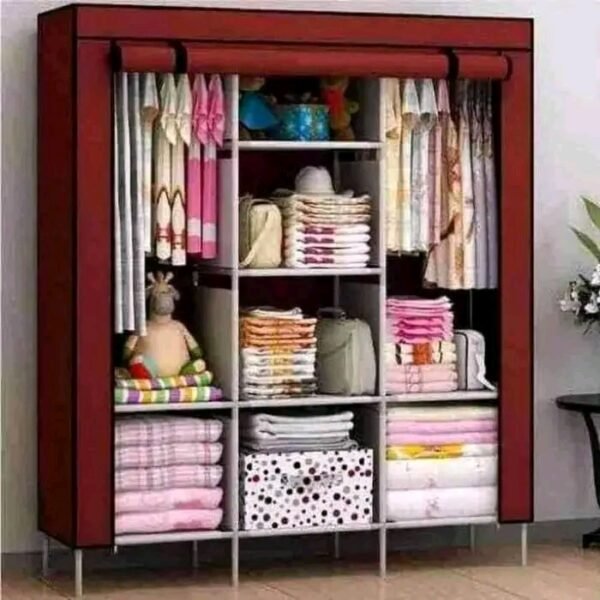 3 layer cloth wardrobe