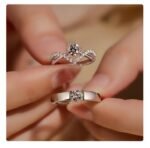 Couple Rings set for Men/Women – Adjustable Couple Ring for Couple Jewelry