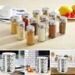 20 Pieces Stainless Steel Rotating Spice Rack - Image 2