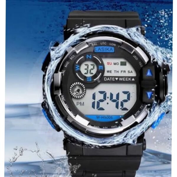 LASIKA W-H9006 Waterproof Silicon Digital Watch for Men – স্টাইলিশ এবং টেকসই ডিজিটাল ঘড়ি!