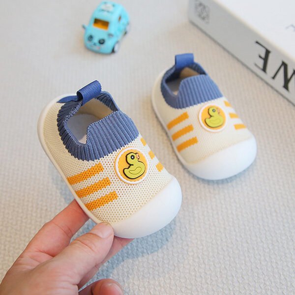 2025 Spring & Autumn Baby/Toddler Flying Weave Shoes Blue Color