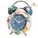 Alarm clock with sticker