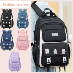 Kids Backpack Children School Bags Waterproof Primary Schoolbag Book Bag (Pink) - Image 4