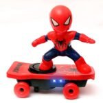 Spider Man Car-Styling Toy Spiderman Stunt Car With Skateboard - Image 2