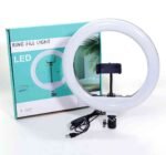 ১২ ইঞ্চি রিং লাইট ট্রাইপড স্ট্যান্ডসহ-12″ ring light with tripod stand & phone holder