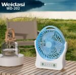 ??Weidasi WD 202 রিচার্জেবল ফ্যান চার্জার ফ্যান?? - Image 3