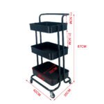 3 Tier Multi-Purpose Trolley